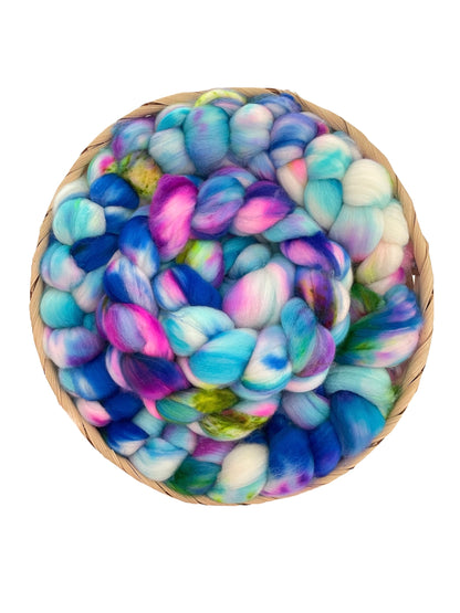 Cool Breeze - 100% Superwash Merino Wool Spinning Fibre/Fiber