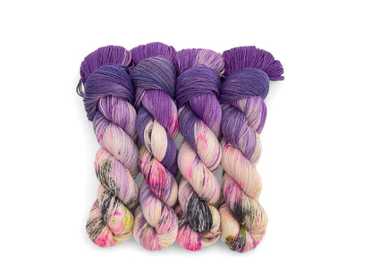 Violet Posy  - Baby Alpaca,  Silk, Cashmere