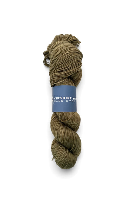 Olive Oil - Fingering Weight - Cashmere & Merino & Nylon