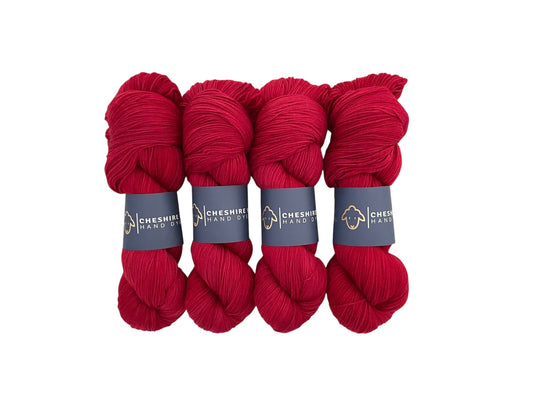 Red Red - Sustainable  Fingering/Sock Weight