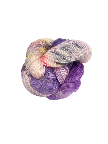 Violet Posy  - Baby Alpaca,  Silk, Cashmere