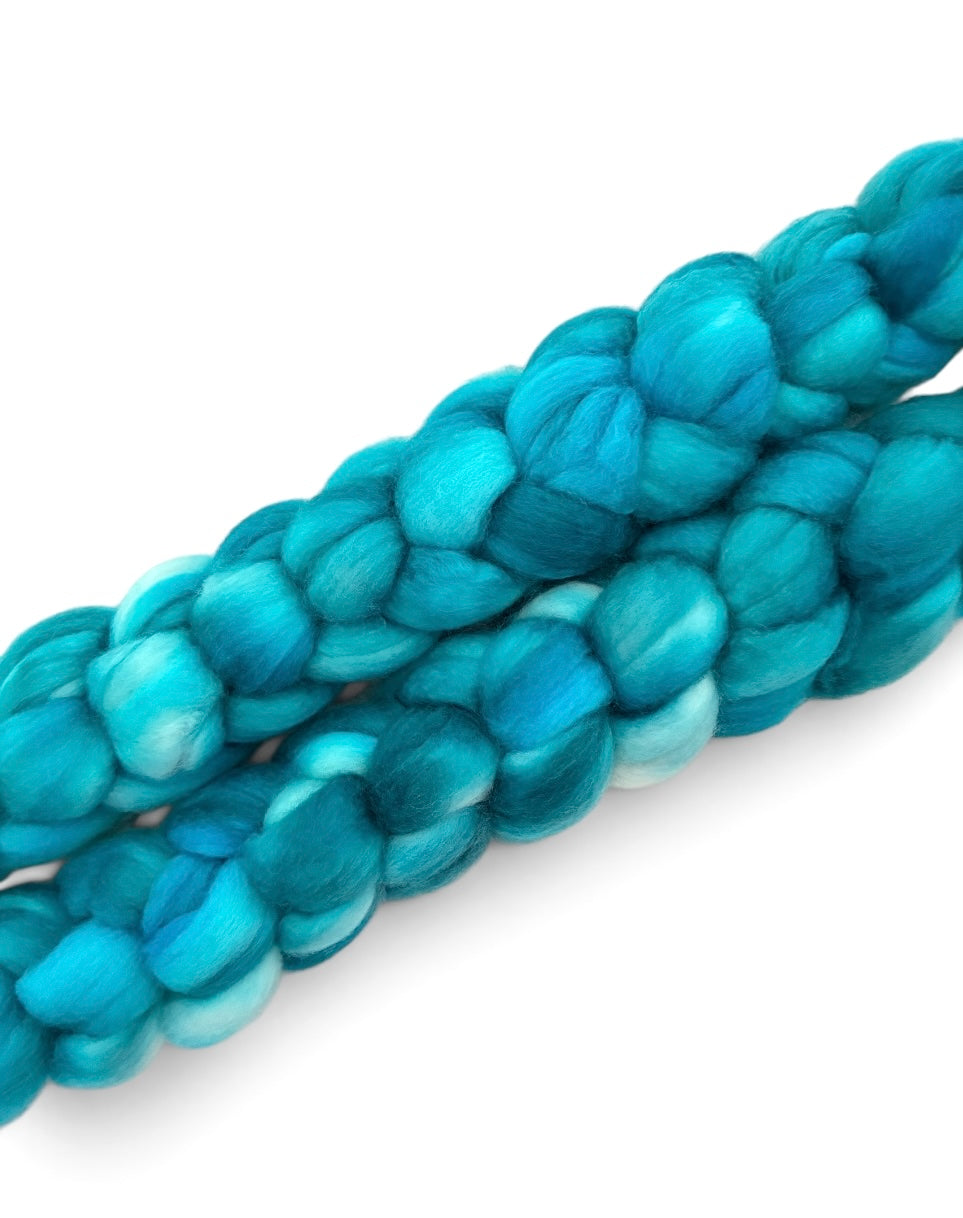 Teal Me More - 70% SW Merino Wool 20% Cashmere 10% Nylon Spinning Fibre/Fiber