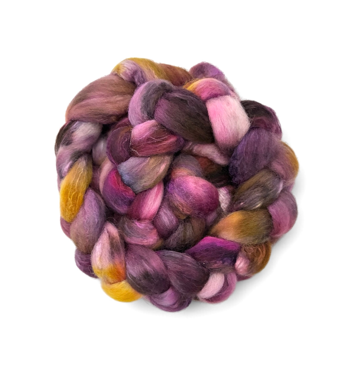 Wild Thistle - 70% BFL Wool 30% Tussah Silk - Fibre/Fiber