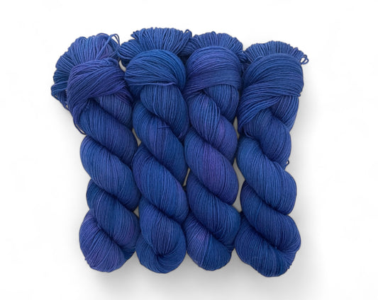 Blitz Blue -  Fingering/Sock Weight - Highland Wool