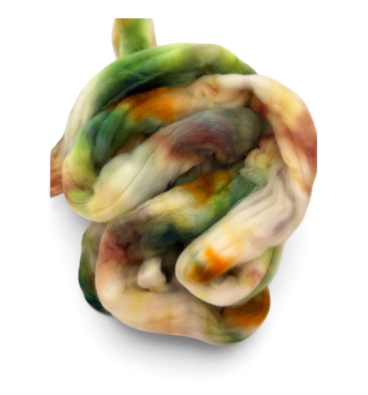 AUTUMN WOODLAND - 100% Corriedale Wool Top Spinning Fibre/Fiber