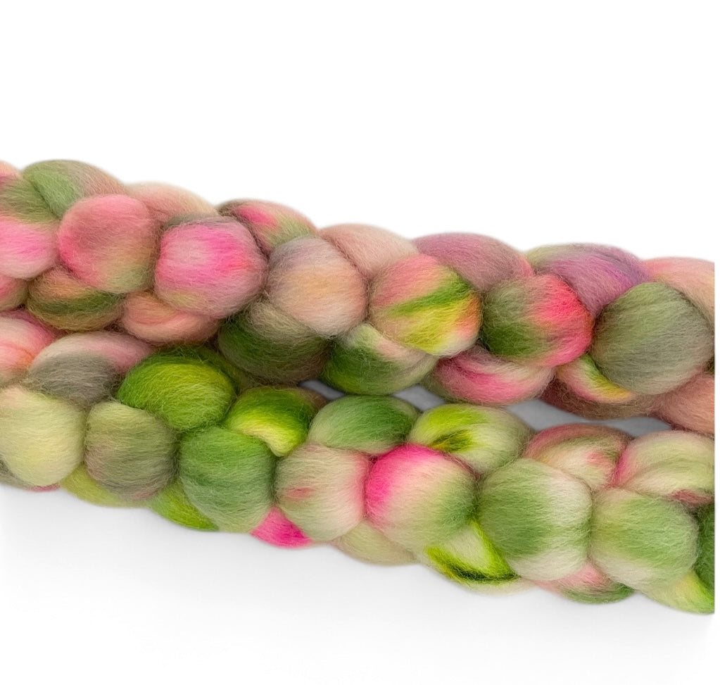 Birthday Bouquet -100% Corriedale Wool Top Spinning Fibre/Fiber