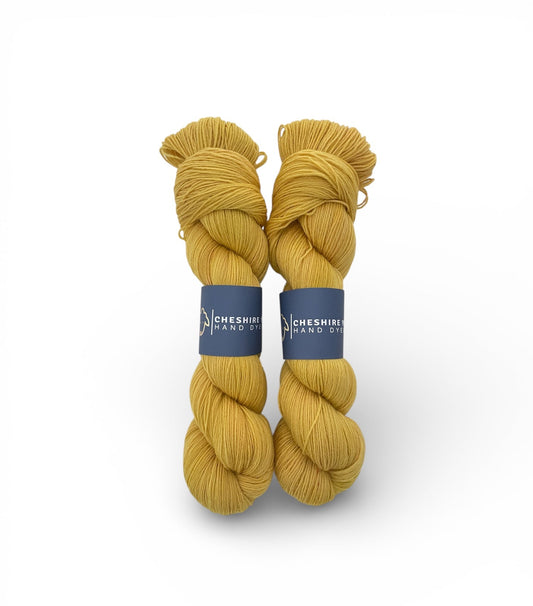 Mustard -  Fingering/Sock Weight - Highland Wool