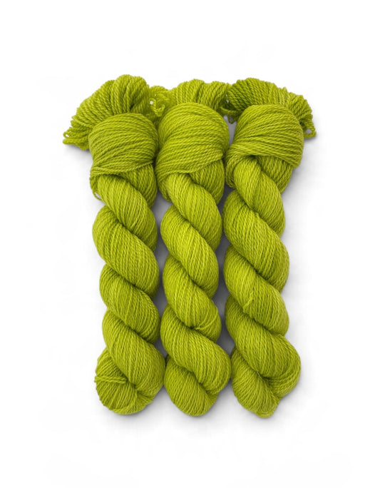 Burst Of Lime  - Fingering Weight. - Merino &  Bluefaced Leicester