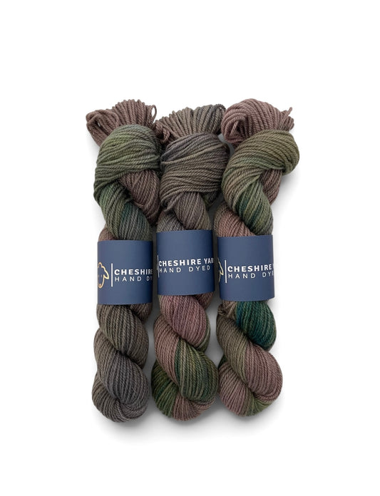 Moss & Fossil - DK Weight 50g - Merino & BFL