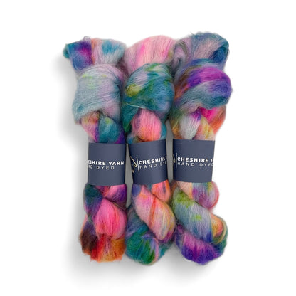 Fairy Floss  - Lace Weight -  Suri Alpaca & Silk