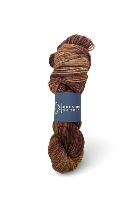 Brown Bear -  Double Knit Yarn   - 100% Superwash BFL Wool