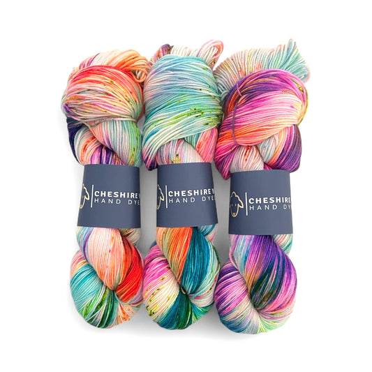 Jelly Bean -  Fingering Weight - Merino & Mulberry Silk.