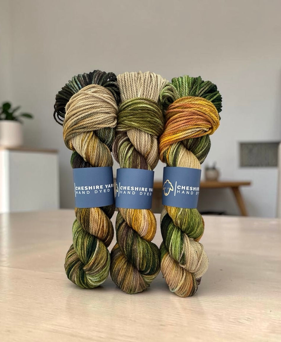 Woodland Wonder -  Aran Weight - 100% Superwash  Merino Wool