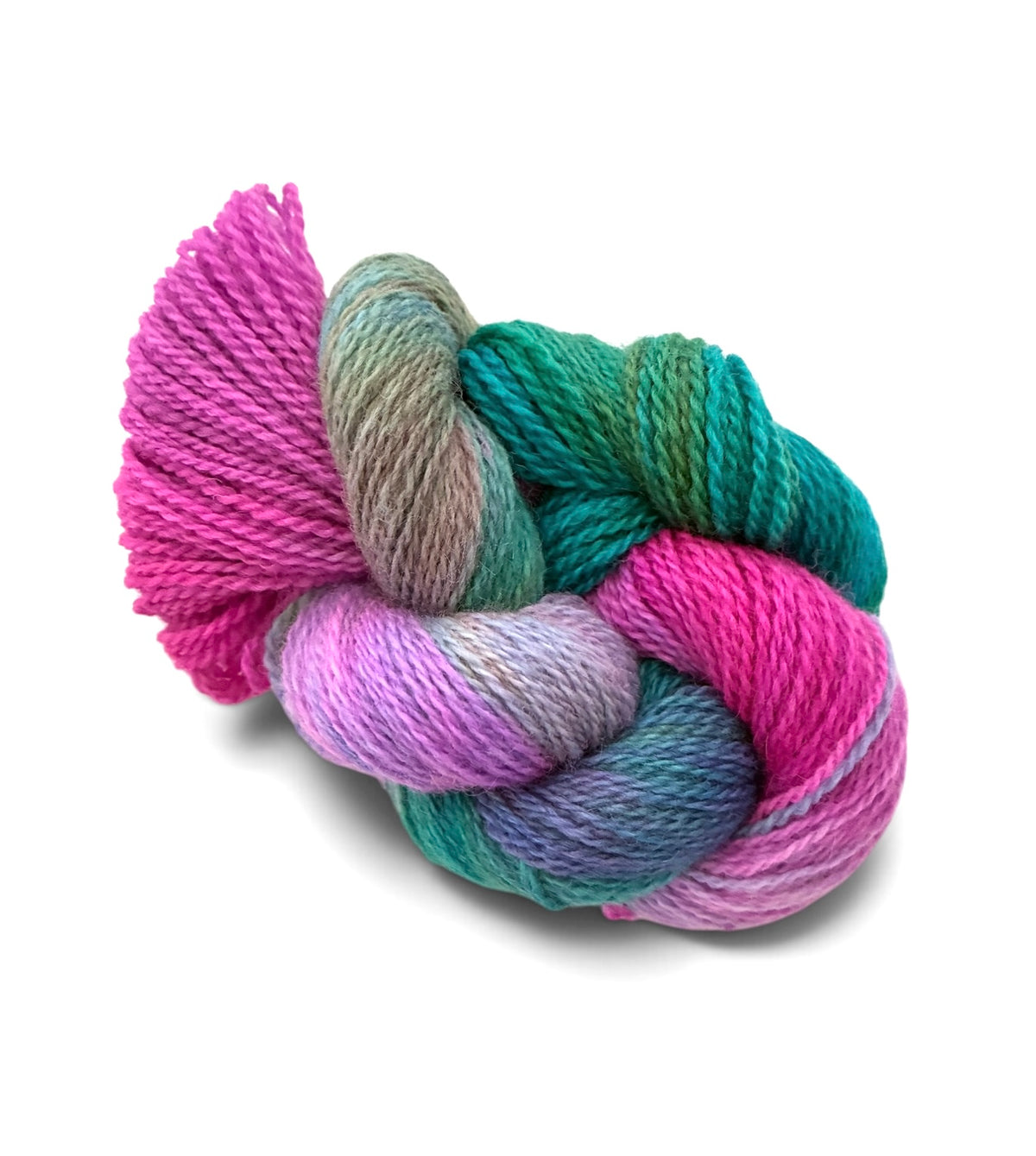 Watercolour Garden - Fingering Weight. - Merino &  Bluefaced Leicester
