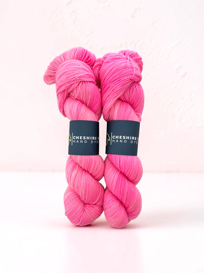 Candy Pink - Fingering Weight - Cashmere & Merino Wool