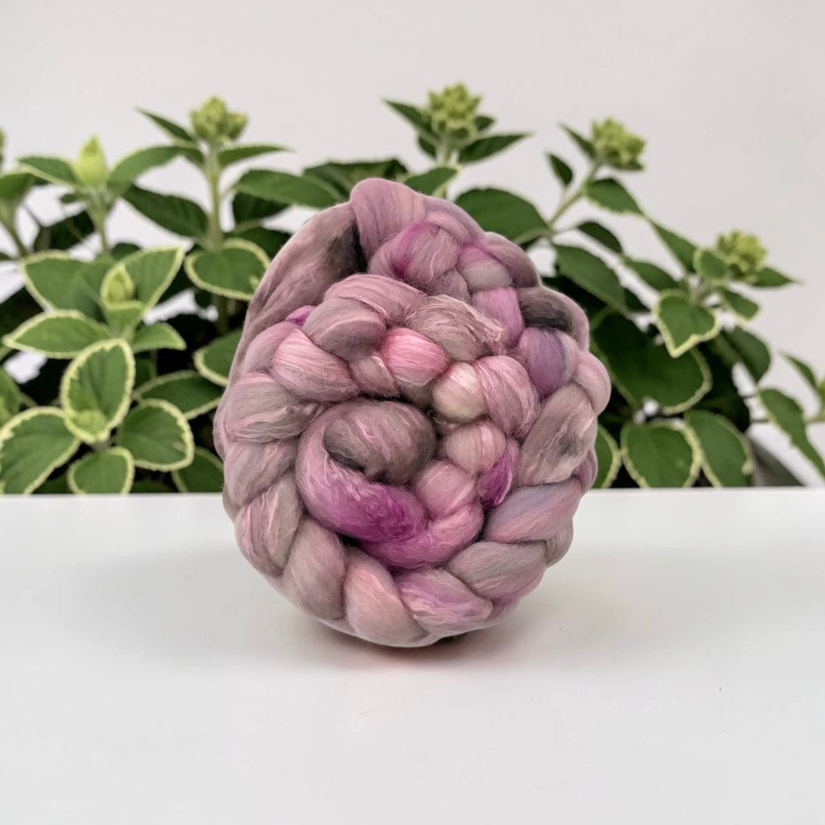 Dark Fairy - 70% BFL Wool 30% Tussah Silk - Spinning Fibre/Fiber