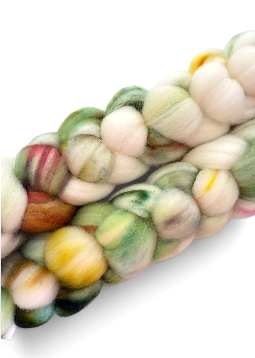 Pistachio Rose - 70% SW Merino Wool 20% Cashmere 10% Nylon Spinning Fibre/Fiber