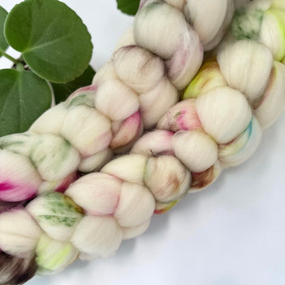 Strawberry Matcha - 100% SW Merino Spinning Fibre/Fiber