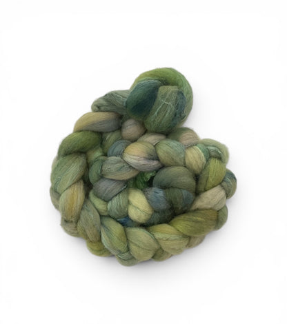 Tulgey Wood - 70% BFL Wool 30% Tussah Silk- Fibre/Fiber (Copy)