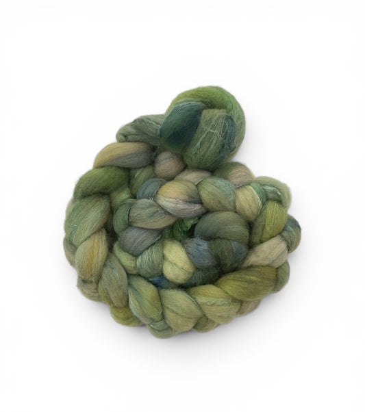 Tulgey Wood - 70% BFL Wool 30% Tussah Silk- Fibre/Fiber (Copy)