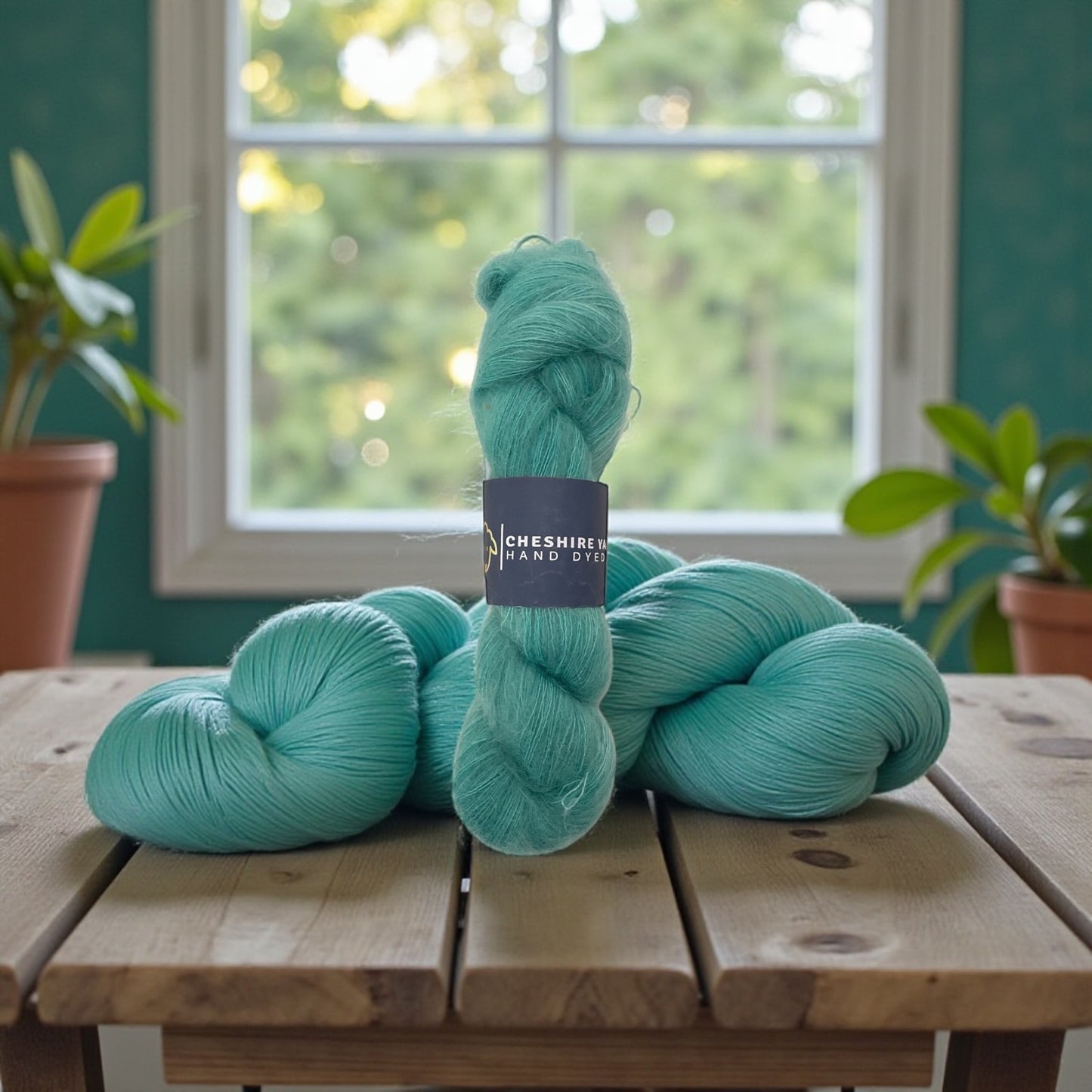 Paradise Palms - Lace Weight - Mohair & Silk