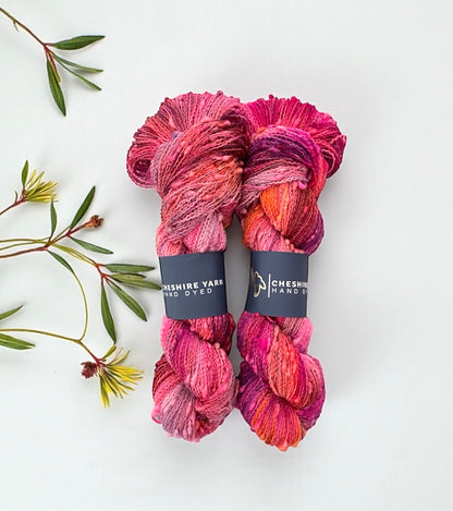 Canyon Glow -  Fingering Weight Slub Yarn - SW Merino & Nylon