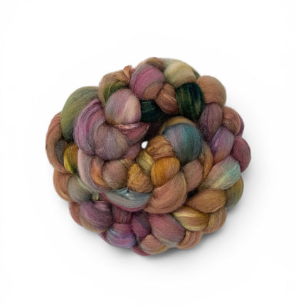Woodland Forage - 70% BFL Wool 30% Tussah Silk- Fibre/Fiber