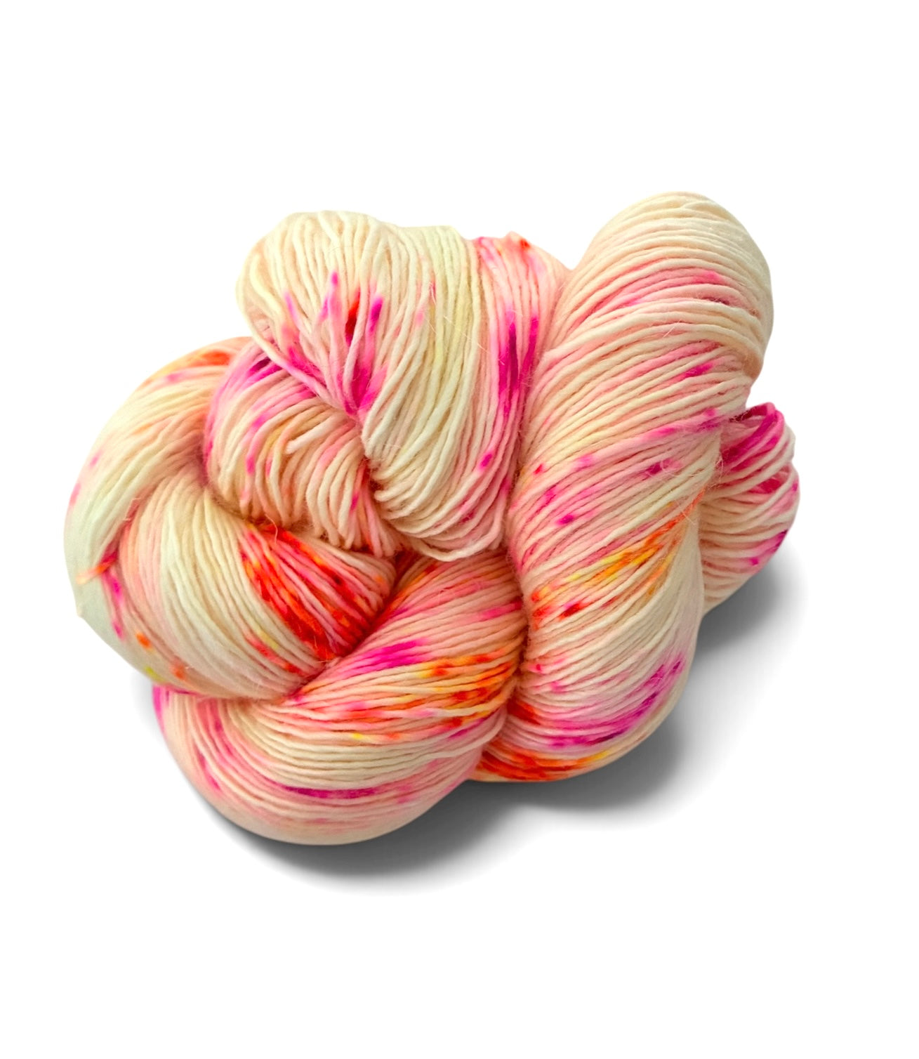 Strawberries & Cream -  Fingering Weight. - Single Ply 100% SW Merino