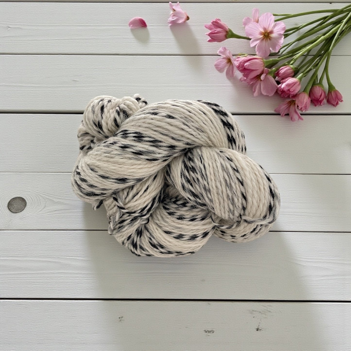 Mr Zebra - Double Knit Weight - 100% Peruvian Highland Wool