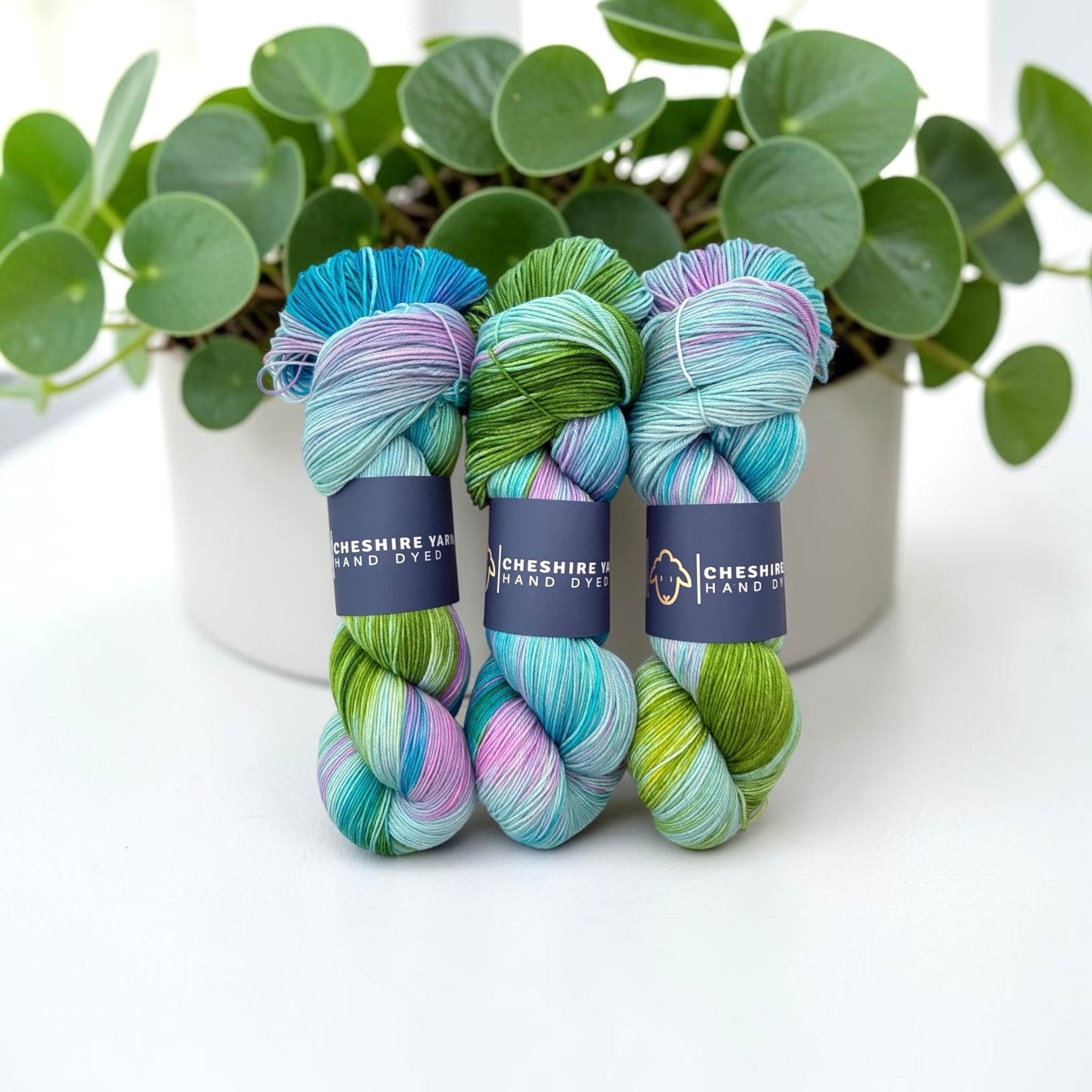 Hydrangea Leaf -  Fingering Weight - SW Merino Wool & Mulberry Silk