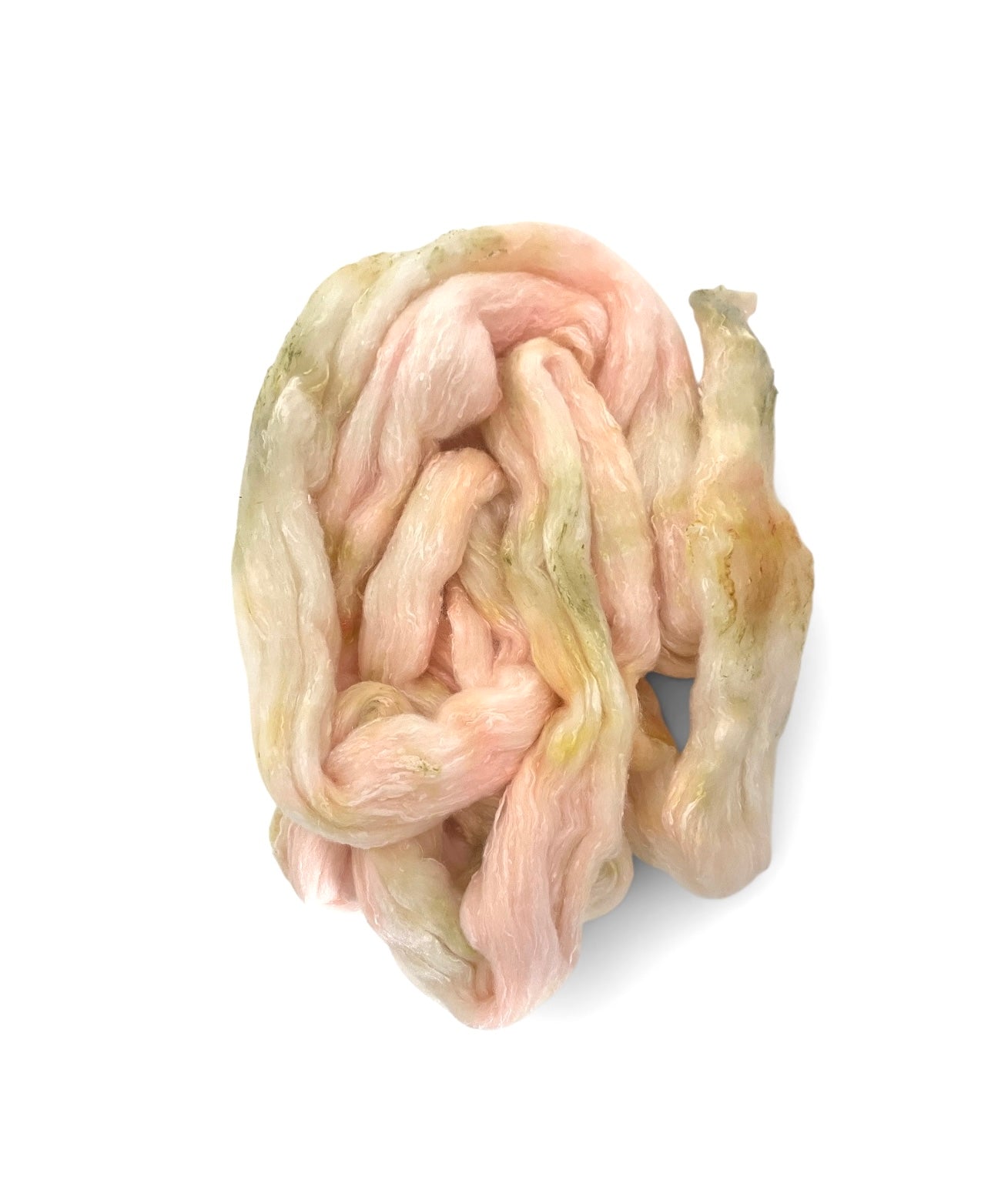 First Bud -  Merino Wool & Silk Slubs - Spinning Fibre/Fiber