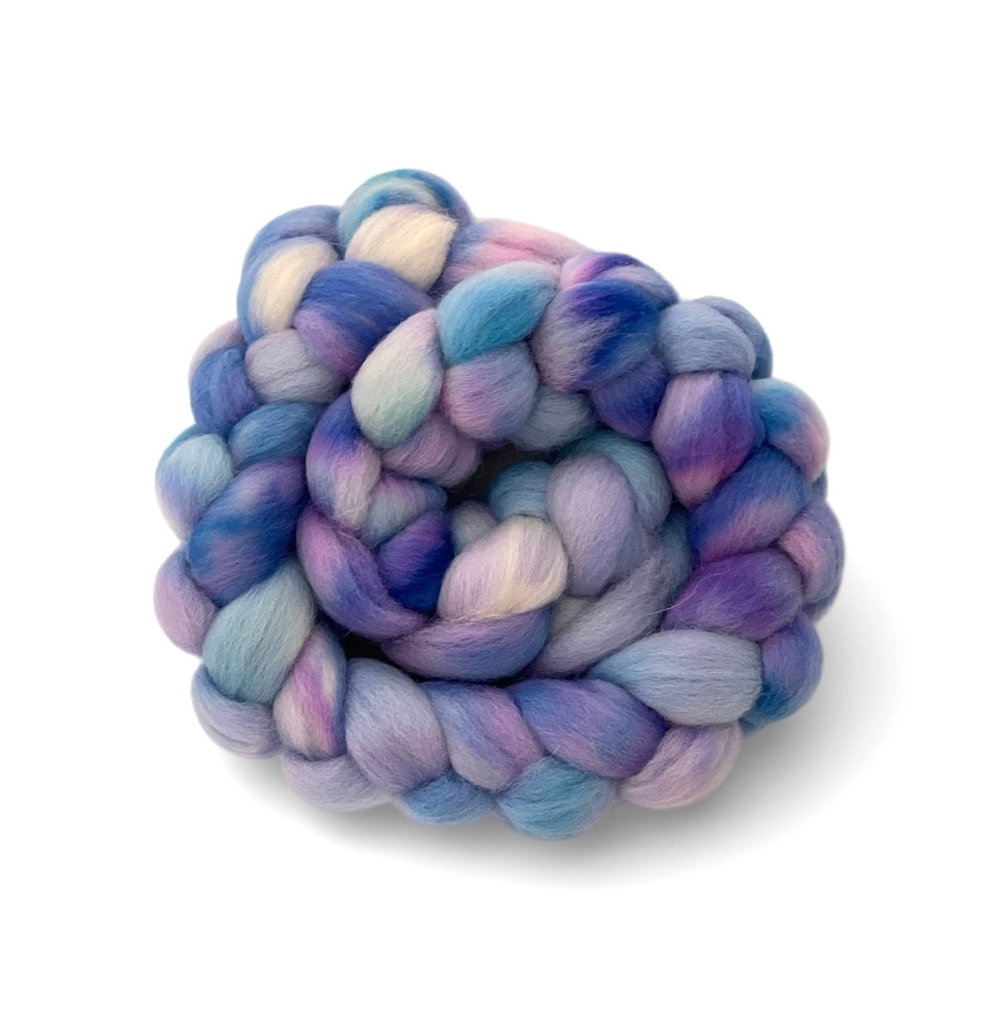 Hydrangea Haze - 100% Corriedale Wool Top Spinning Fibre/Fiber