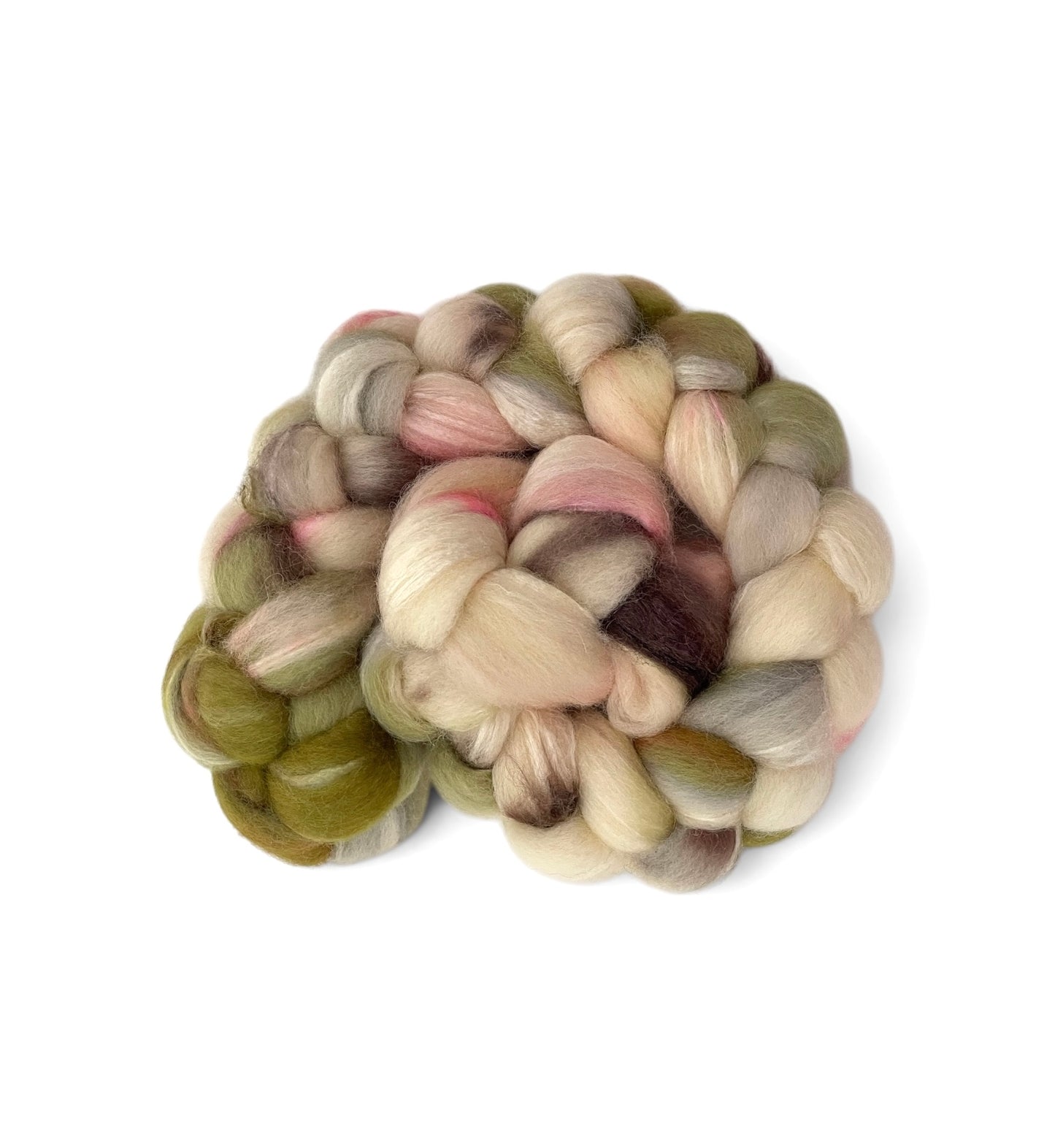 Woodland Anemone - 70% BFL Wool 30% Tussah Silk- Fibre/Fiber