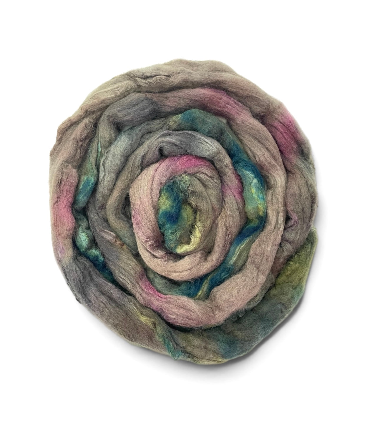 Norwegian Night - 70% BFL Wool 30% Tussah Silk- Fibre/Fiber