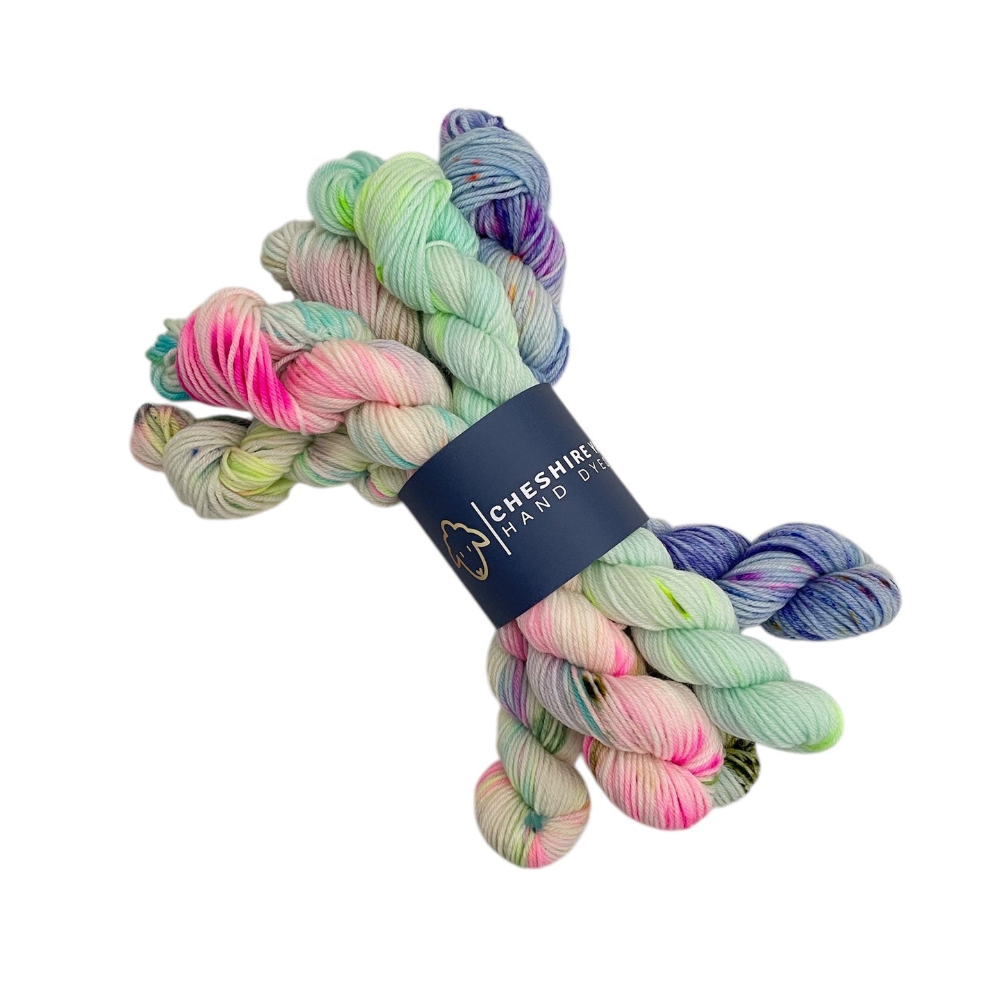 Pastel Blue Mini Skein Set - Fingering/Sock Weight