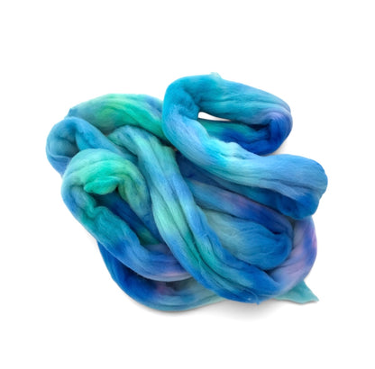 Hydrangea Petals - 100%Targhee Wool Top Wool Spinning Fibre/Fiber