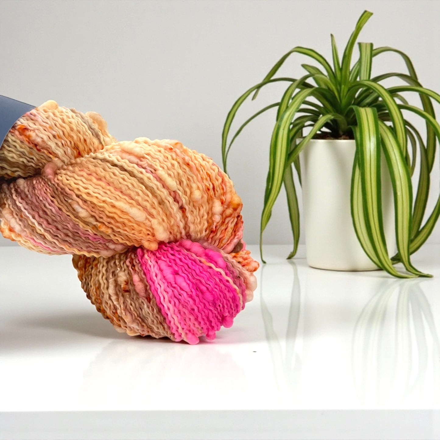 One Of A Kind -  Fingering Weight Slub Yarn - SW Merino & Nylon