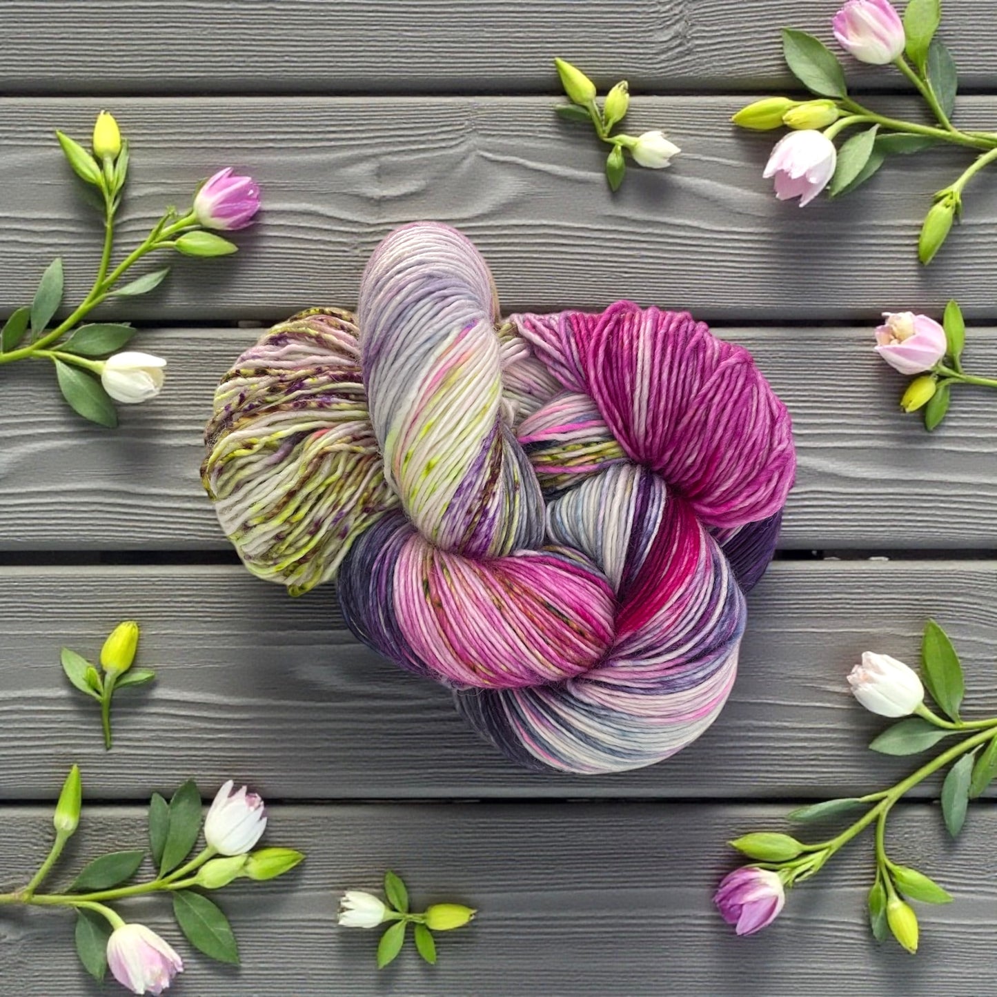 Grape Fizz - Single Ply -100% SW Merino