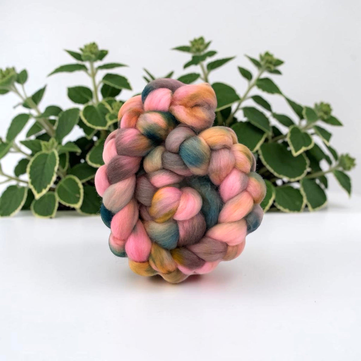 Boho Sunset - 100% Corriedale Wool Top Spinning Fibre/Fiber
