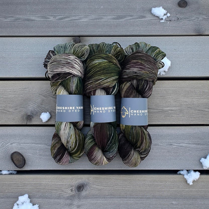 Deep Woods -  Fingering/Sock Weight - SW Merino & Nylon