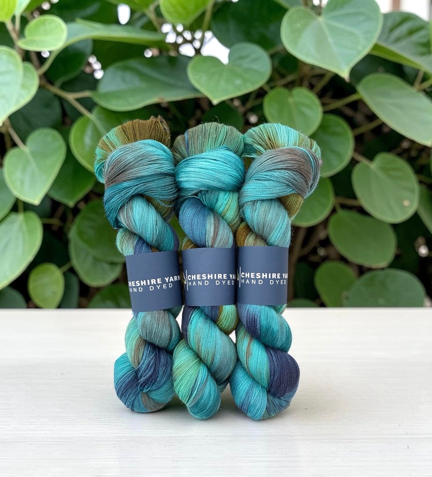 Lagoon Shimmer -  Lace Weight - Alpaca/Merino/Silk