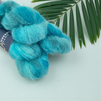 Teal Appeal - Lace Weight - Suri Alpaca & Mulberry Silk.