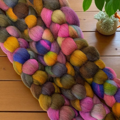 Night Festival - 100% Corriedale Wool - Spinning Fibre/Fiber