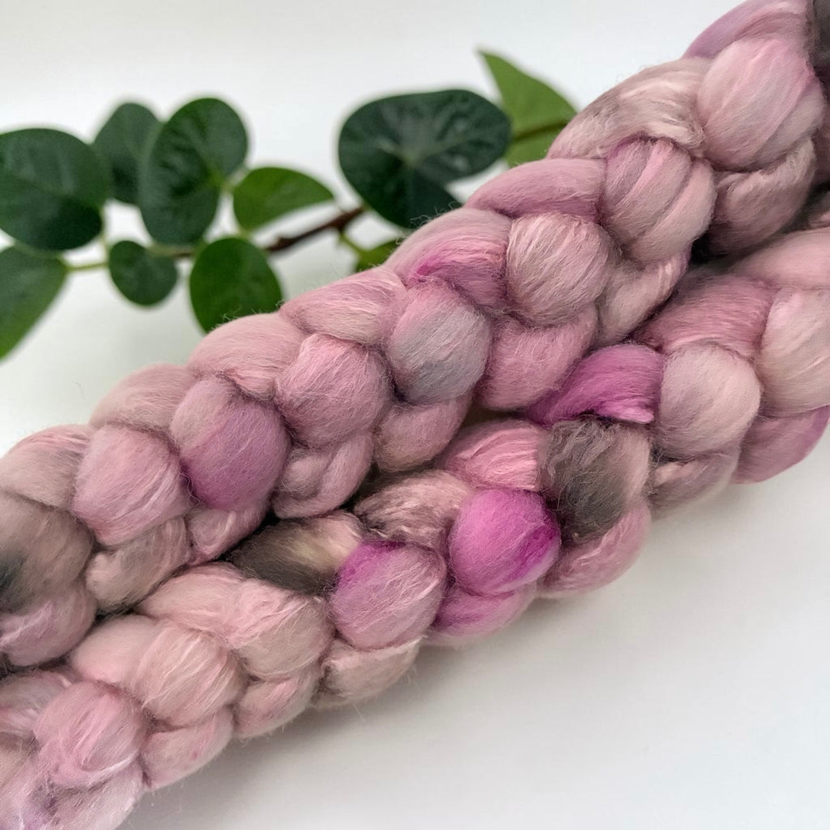Dark Fairy - 70% BFL Wool 30% Tussah Silk - Spinning Fibre/Fiber