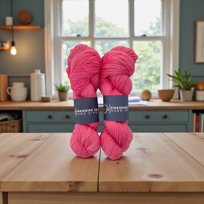 Raspberry Coulis  -  Double Knit Yarn   - 100% Superwash BFL Wool