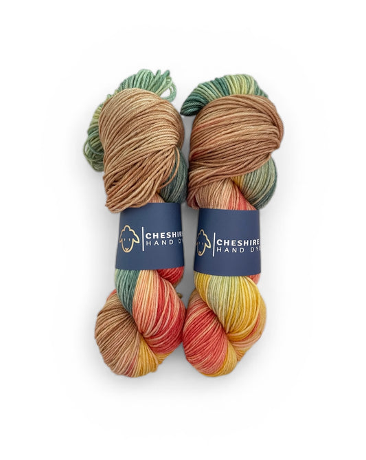 Sunset -  Double Knit Weight - SW Merino & Nylon Wool