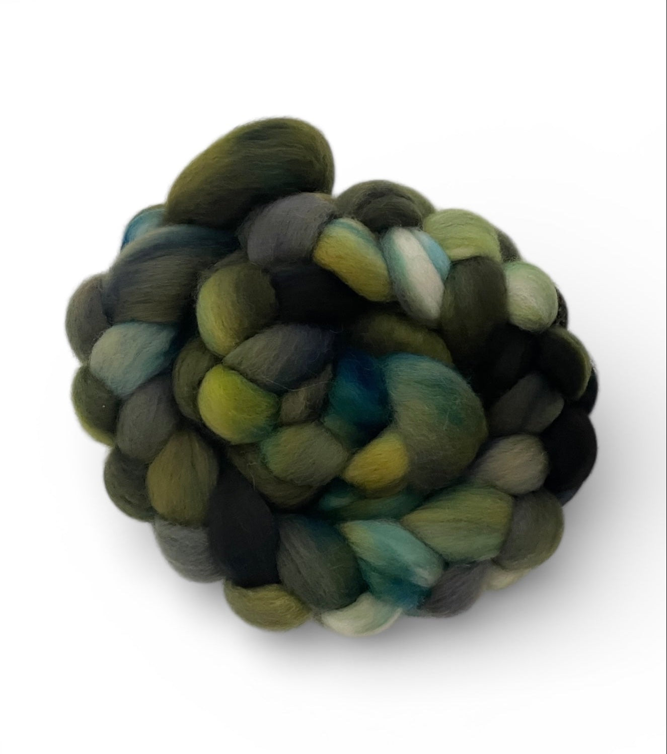 Deepwood Fog - 100% Corriedale Wool Top Spinning Fibre/Fiber