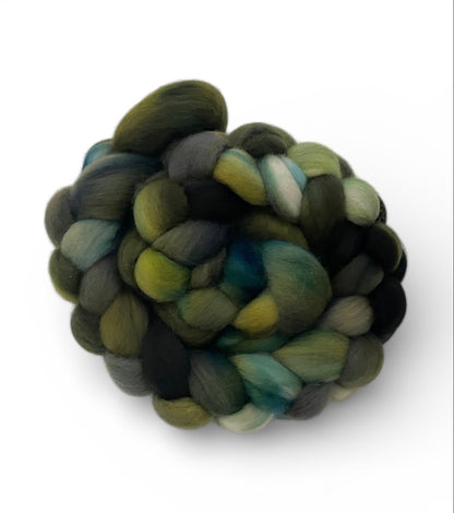 Deepwood Fog - 100% Corriedale Wool Top Spinning Fibre/Fiber