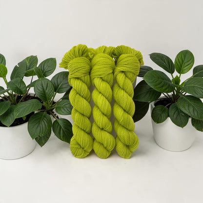 Burst Of Lime  - Fingering Weight. - Merino &  Bluefaced Leicester