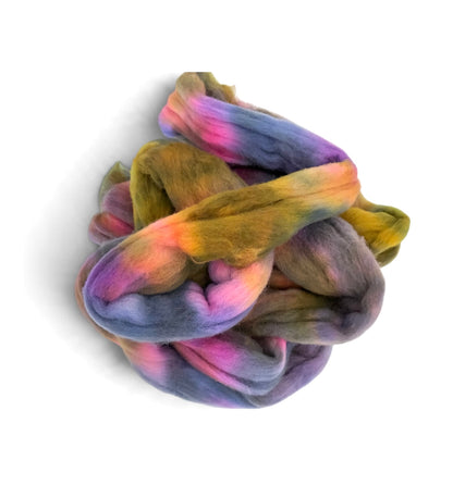 Enchanted Dusk - 100% Targhee Wool Top Wool Spinning Fibre/Fiber